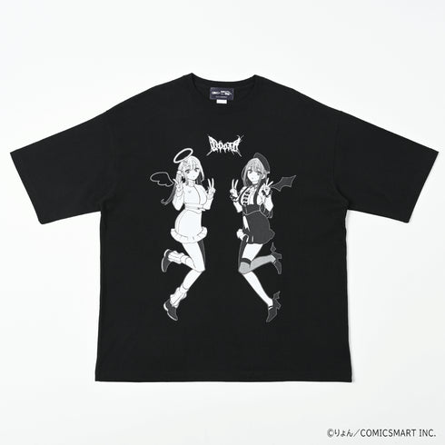 『地雷なんですか?地原さん』QOOZA × 地雷なんですか? 地原さん / コラボTシャツ 2(Q0082)